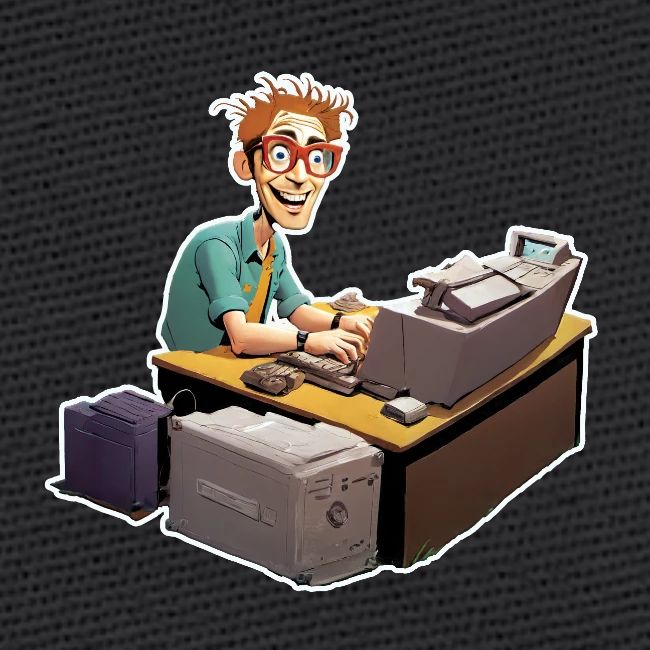 "Hard At Work"