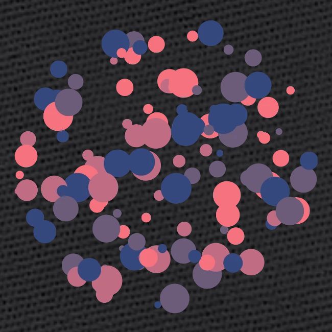 abstract circles pattern
