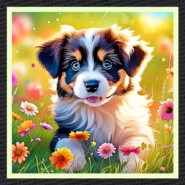 Happy Aussie Puppy Design
