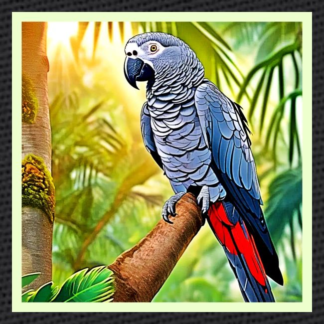 Grey Parrot Perch