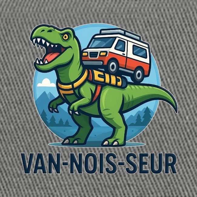 Green Dino Camper Van Design