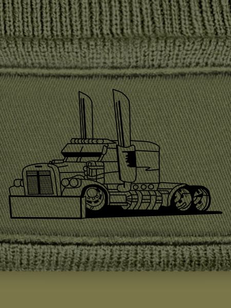 Comic style truck