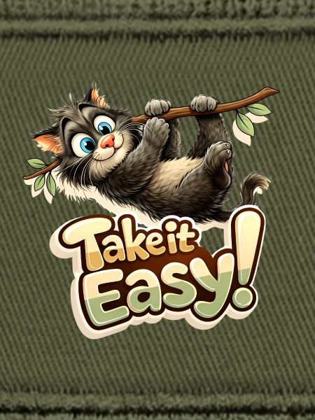 Take It Easy Sloth Graphic