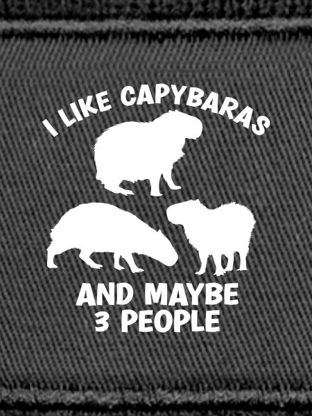 Capybara zoo animal design