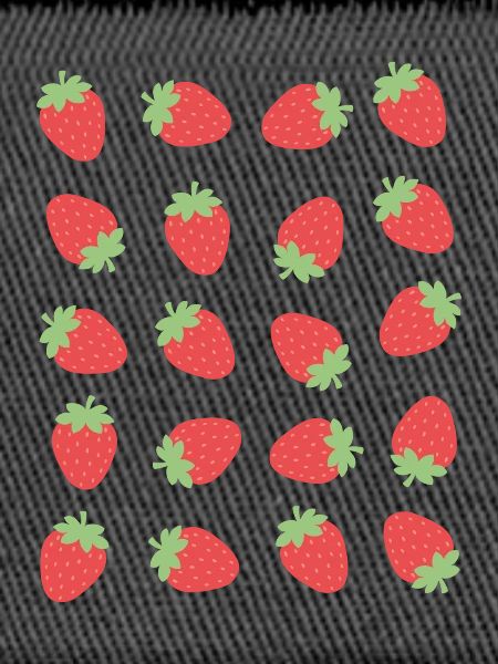 Strawberry Berry Fruit Pattern