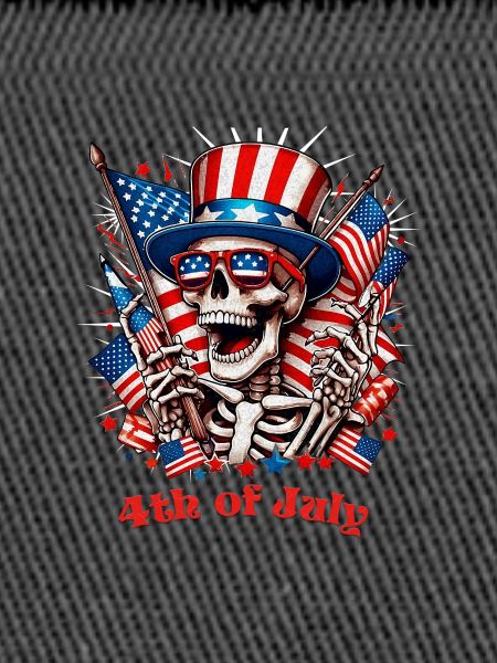 Skeleton 4th of July