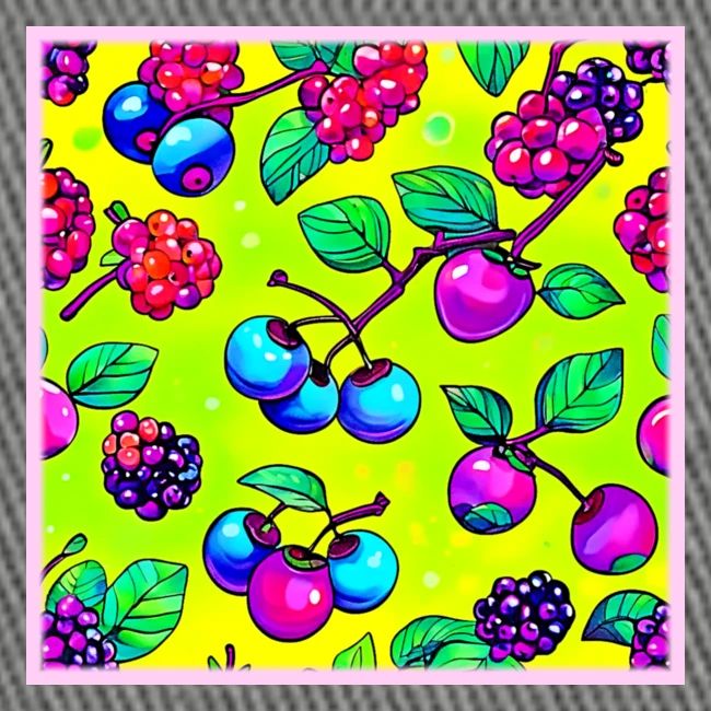 Bright Berry Fruit Pattern