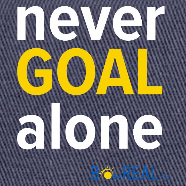 Never GOAL Alone - Black/Navy