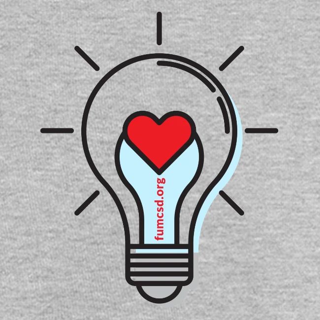 FUMCSD Heart Light Bulb