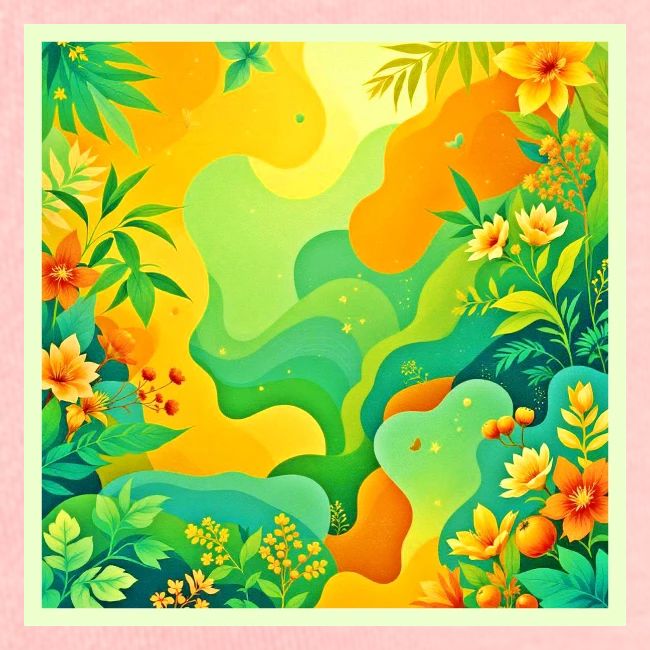 Tropical Foliage Abstract