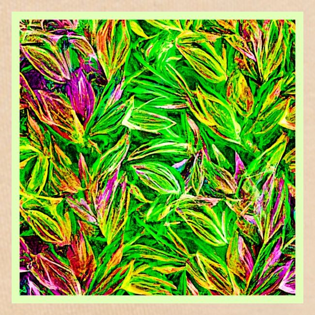 Textured Leaf Garden Art