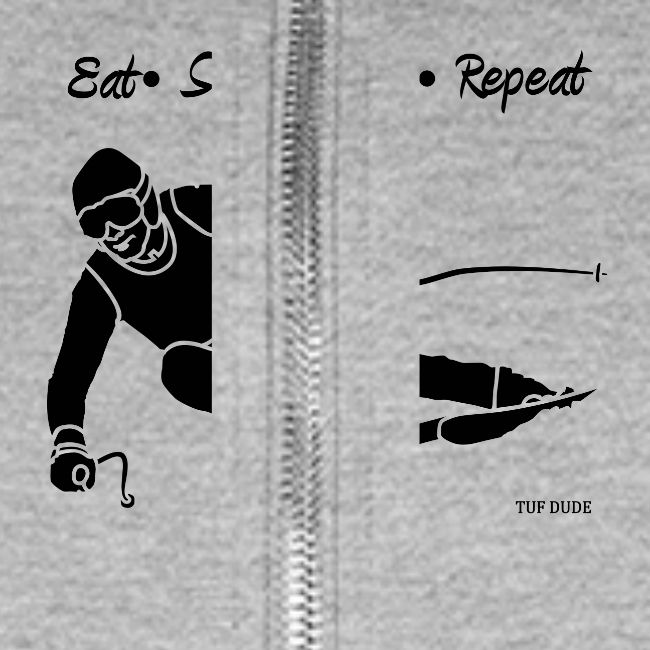 Eat Sleep Ski Repeat - bw - new001
