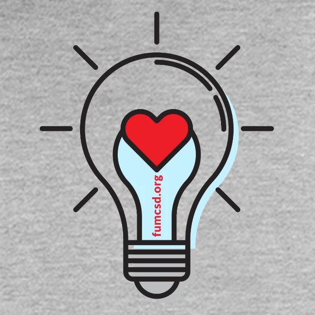 FUMCSD Heart Light Bulb