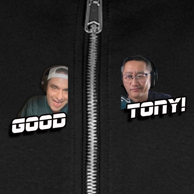 GOOD ONE, TONY! (with Fusco Show back)