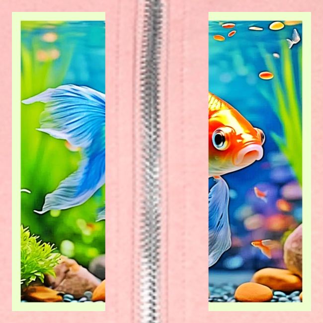 Colorful Tank Goldfish Design