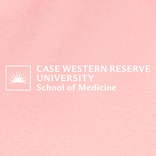 SOM Two Line Horizontal Primary Logo CWRU WHITE 1