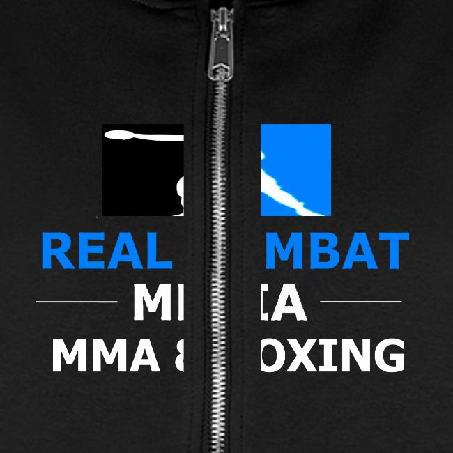 RCM MMA & BOXING Light Blue White Text