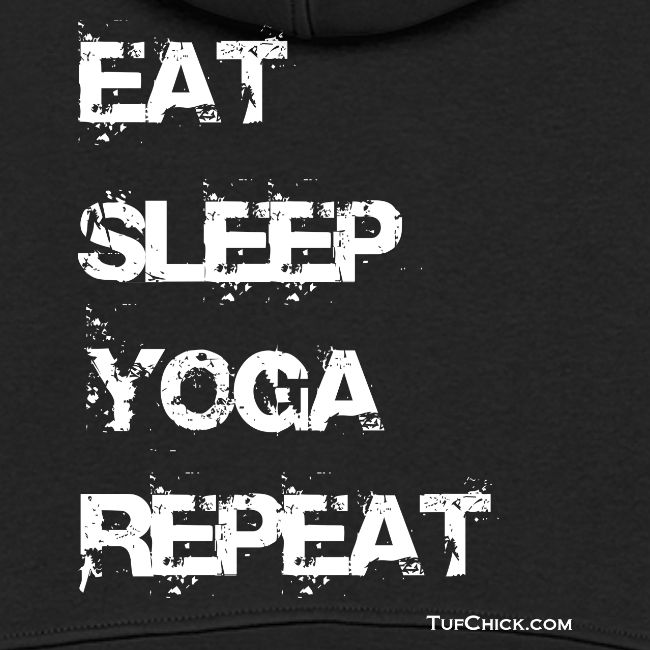Eat Sleep Yoga Repeat - wb - TC