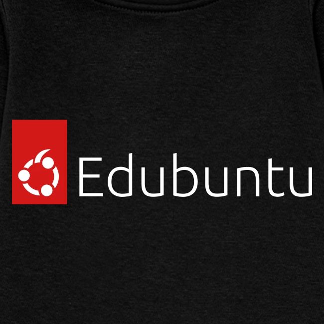 Edubuntu Logo 2023 - White