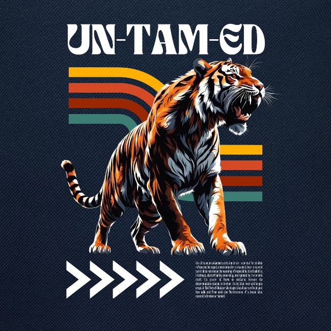 Unleash Your Wild Side: Fierce Tiger Print Design