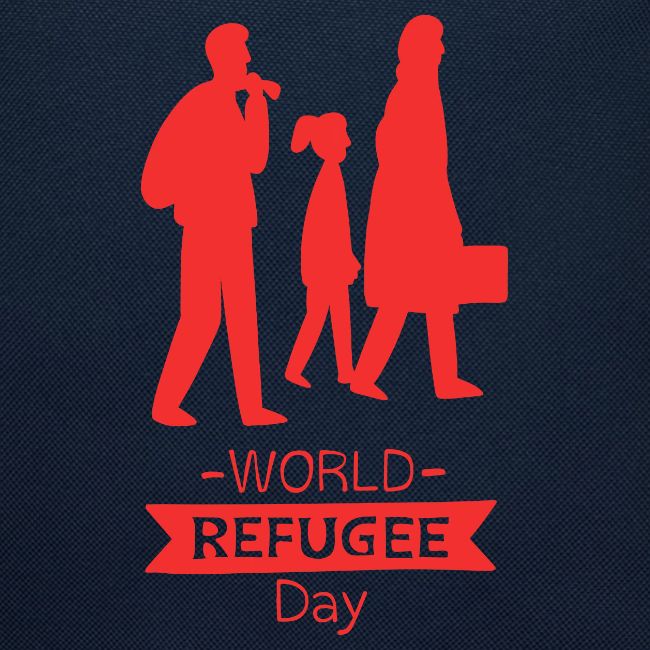 world refugee day red