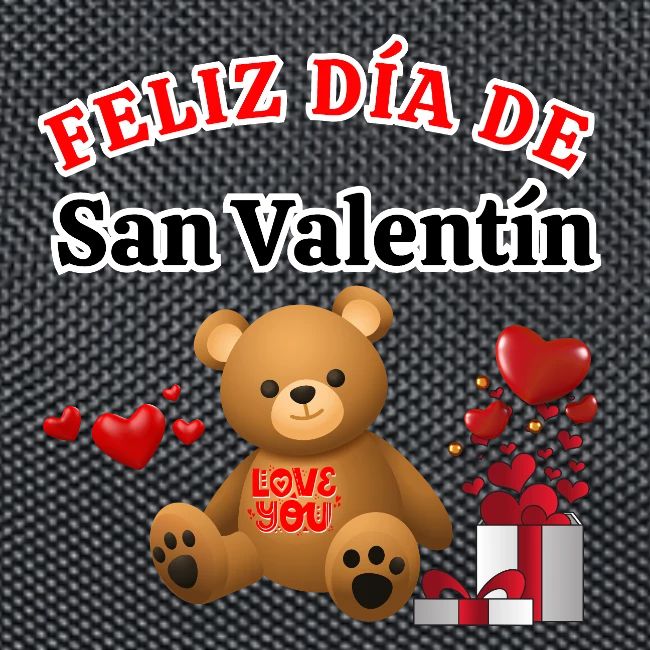 Valentine's Day Celebration Bears Love Hearts.