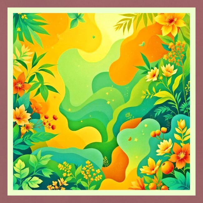 Tropical Foliage Abstract