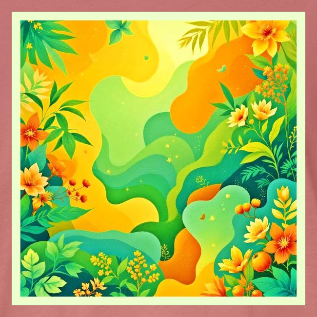 Tropical Foliage Abstract