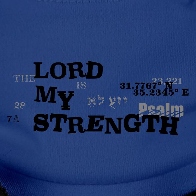 Psalm 28:7 - The Lord is My strength Eng/Hebrew