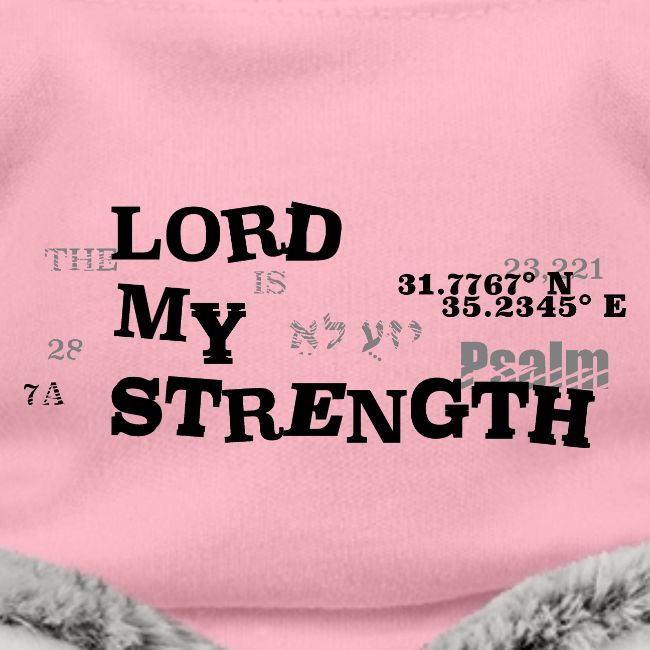 Psalm 28:7 - The Lord is My strength Eng/Hebrew