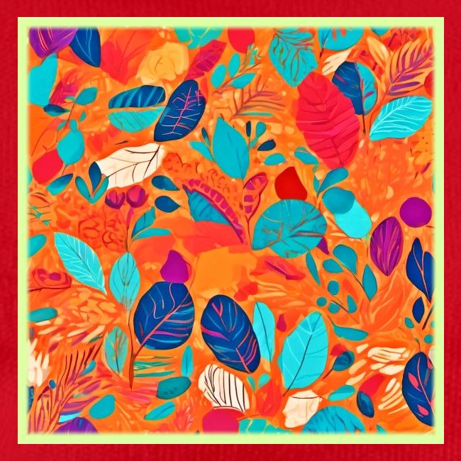 Colorful Cartoon Leaves