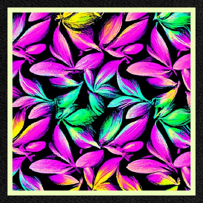 Vibrant Floral Repeat Design