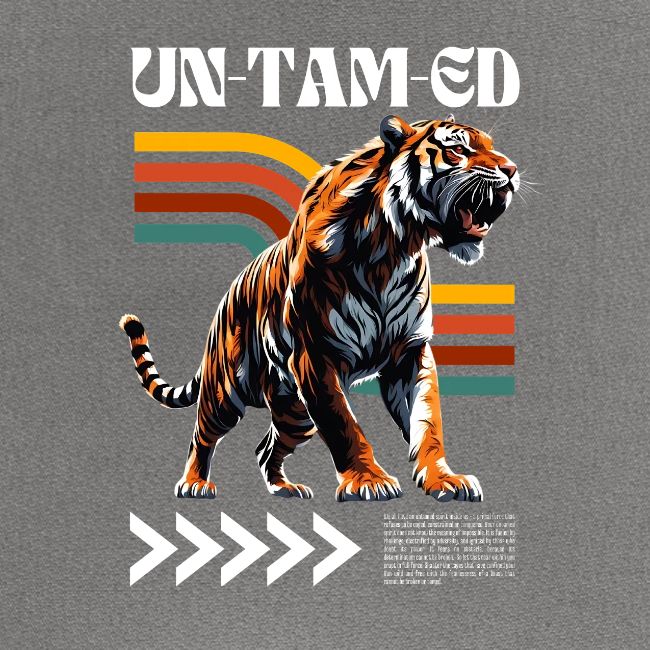 Unleash Your Wild Side: Fierce Tiger Print Design