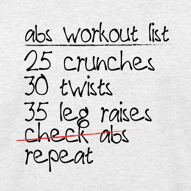 Abs Workout List