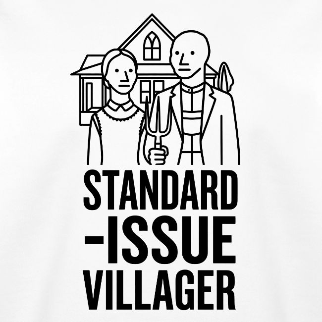 Standard-Issue Villagers (Black on Light)