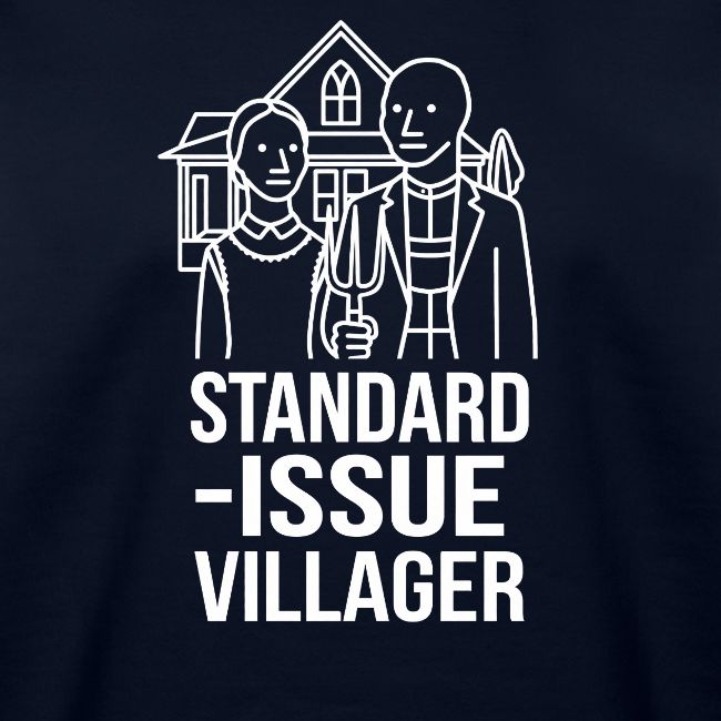 Standard-Issue Villagers (White on Color)