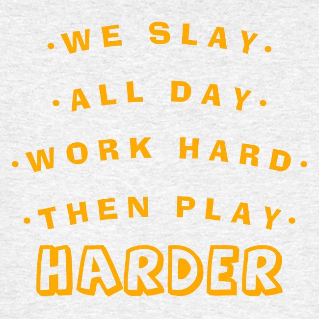 We Slay All Day Shiny Shirt Metallic Silver & Gold