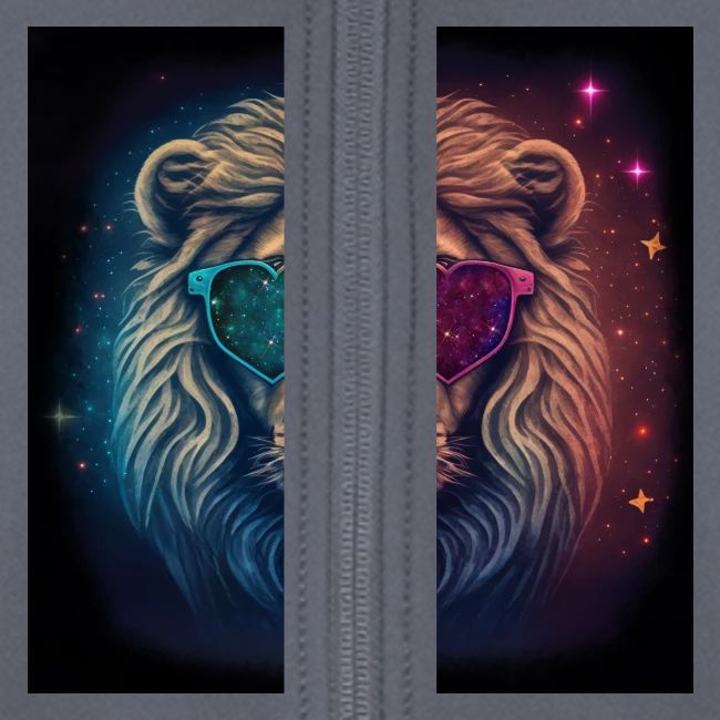 Jesus Lion of Judah wearing love glasses
