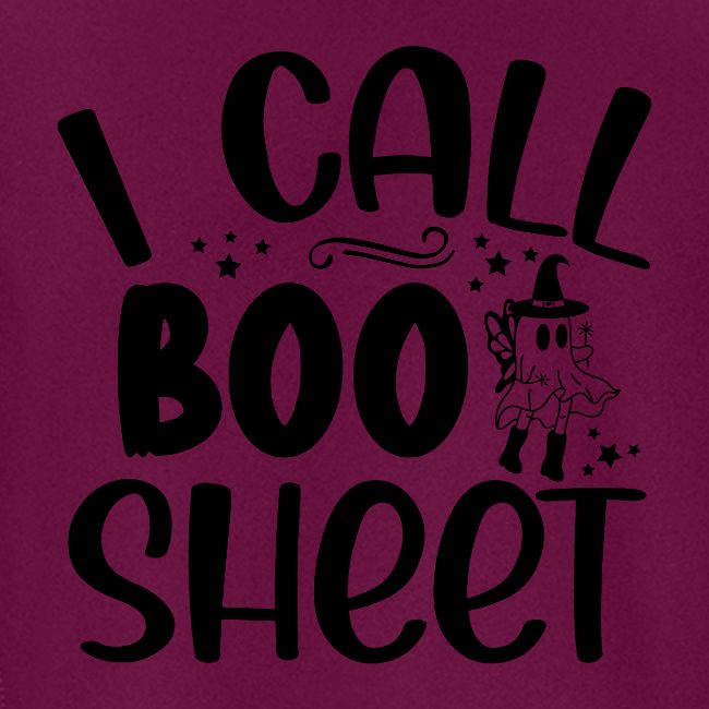 I call boo sheet
