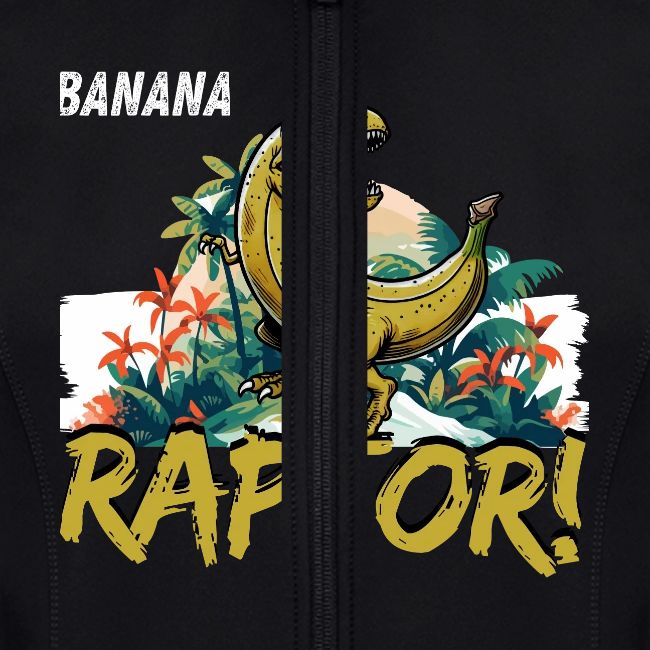 Funny Banana Raptor T-Rex Design