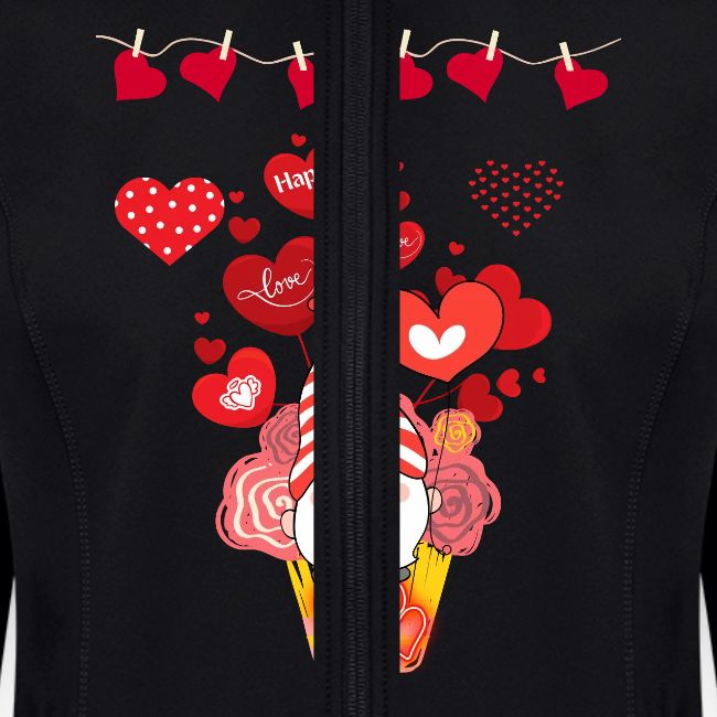 Design wrapped in love hearts, vibrating in love.