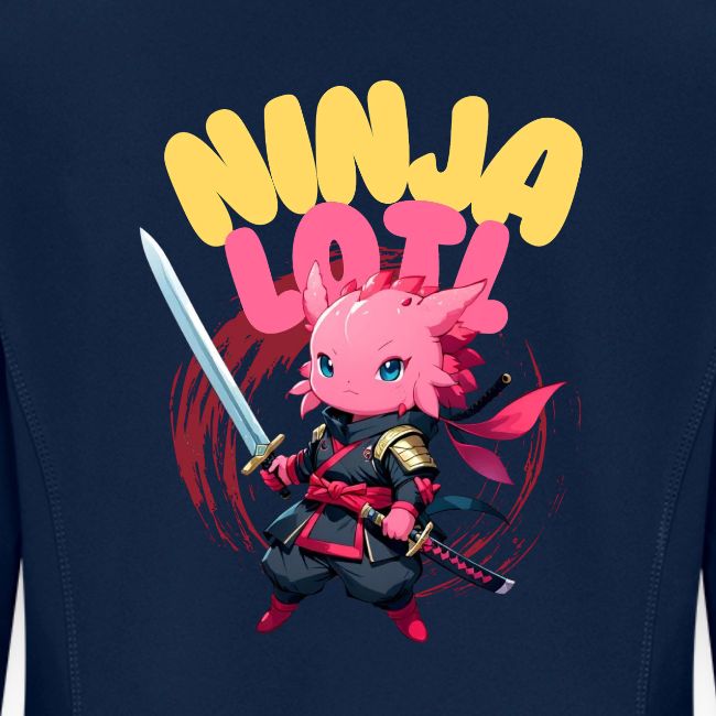 Kawaii Axolotl Ninja