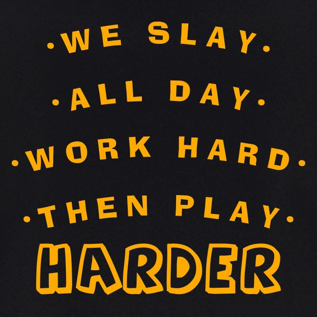 We Slay All Day Shiny Shirt Metallic Silver & Gold