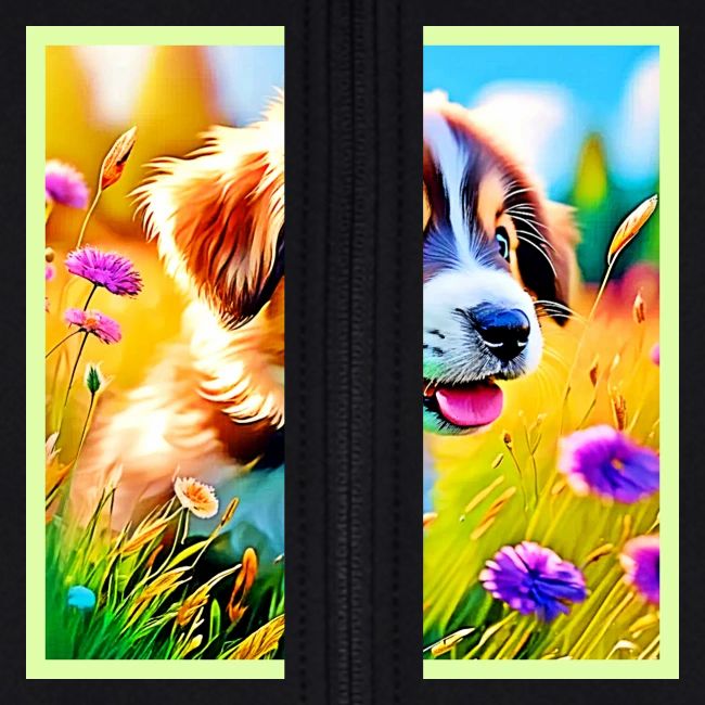Happy Puppy Meadow Design