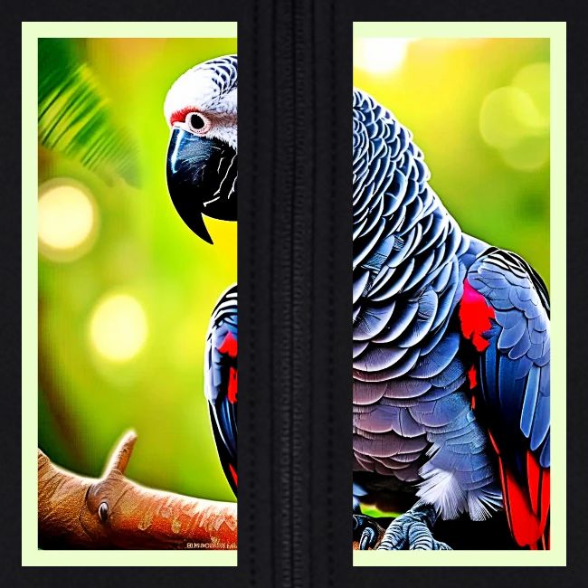 Talking African Grey Parrot
