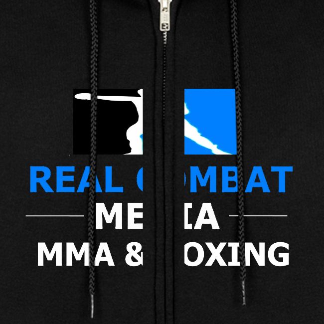 RCM MMA & BOXING Light Blue White Text
