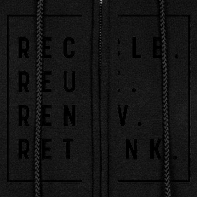 RECYCLE REUSE RENEW RETHINK