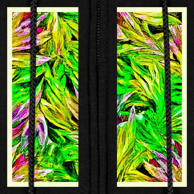 Vibrant Plant Strokes Design