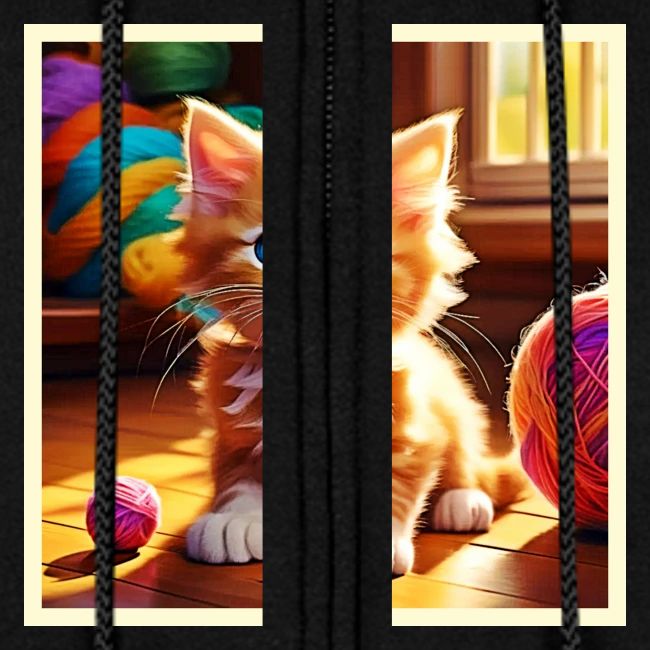 Cute Orange Kitten Art