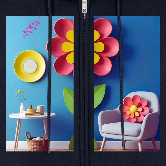 Flower design and harmony of environmental well-be